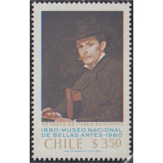 Chile 549 1980 Museo Nacional de Bellas Artes Pablo Burchard MNH