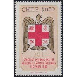 Chile 557 1980 23º Congreso internacional de medicina MNH