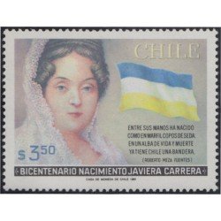 Chile 563 1981 Bicentenario del nacimiento de Javiera Carrera MNH