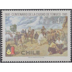 Chile 569 1981 Centenario de la ciudad de Temuco MNH
