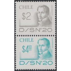 Chile 571/72 1981 Serie Antigua Diego Portales MNH