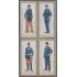 Chile 580/83 1981 Uniformes militares MNH