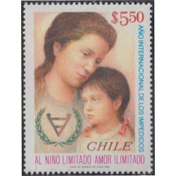 Chile 584 1981 Año Internacional de los impedidos MNH