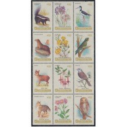 Chile 684/95 1985 Flora y Fauna Vida salvaje MNH