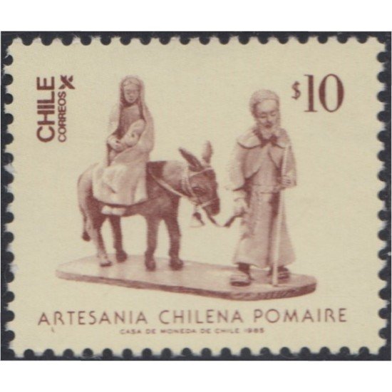 Chile 714 1985 Artesanía chilena Pomaire MNH