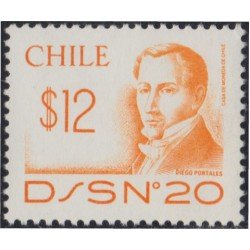 Chile 738 1986 Diego Portales MNH