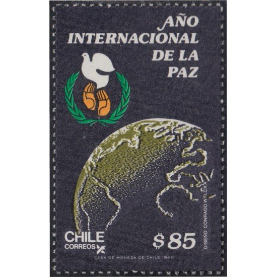 Chile 764 1986 Año Internacional de la Paz MNH Chile 764 1986 Año Internacional de la Paz MNH