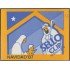 Chile 827a 1987 Navidad Christma MNH en carnet