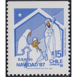Chile 827a 1987 Navidad Christma MNH