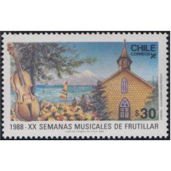 Chile 832 1988 XX Semanas musicales de Frutillar MNH