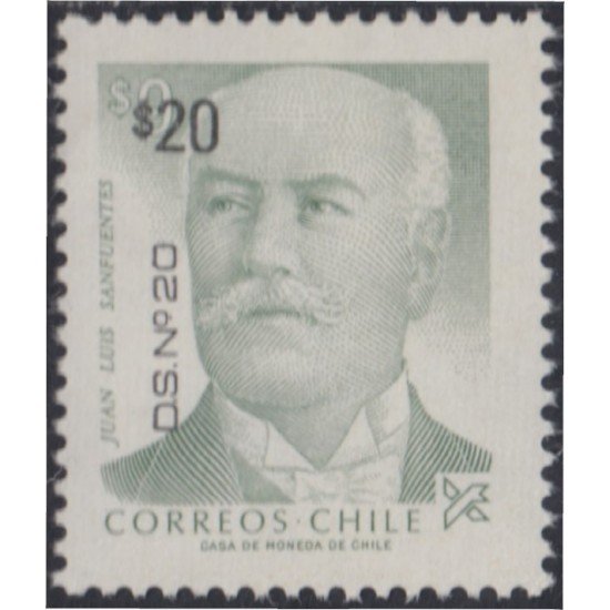 Chile 841 1988 Juan Luis Sanfuentes MNH Chile 841 1988 Juan Luis Sanfuentes MNH