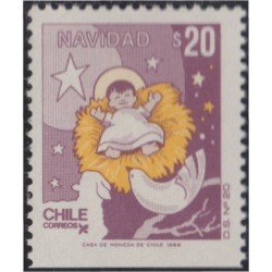 Chile 880a 1988 Navidad Christmas MNH