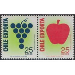 Chile 894/95 1989  Chile exporta MNH 