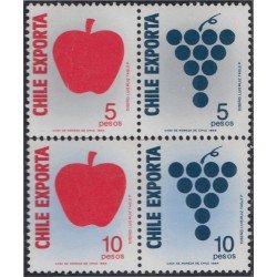 Chile 898/01 1989 Chile exporta Fruta MNH