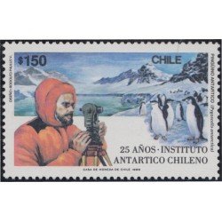 Chile 918 1989 25 Años del Instituto Antártico Chileno MNH