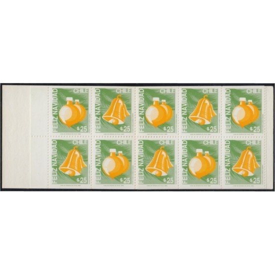 Chile C927/28 1989 Navidad Christmas carnet MNH Chile C927/28 1989 Navidad Christmas carnet MNH