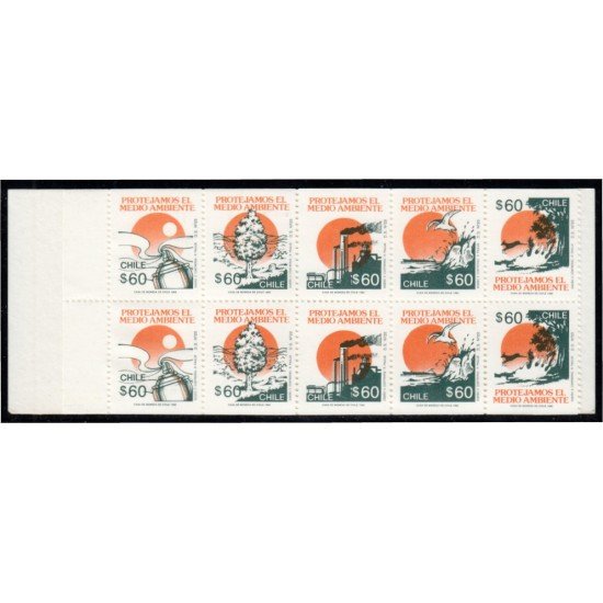 Chile C1096/00 1992 Protejamos el medio ambiente carnet MNH Chile C1096/00 1992 Protejamos el medio ambiente carnet MNH