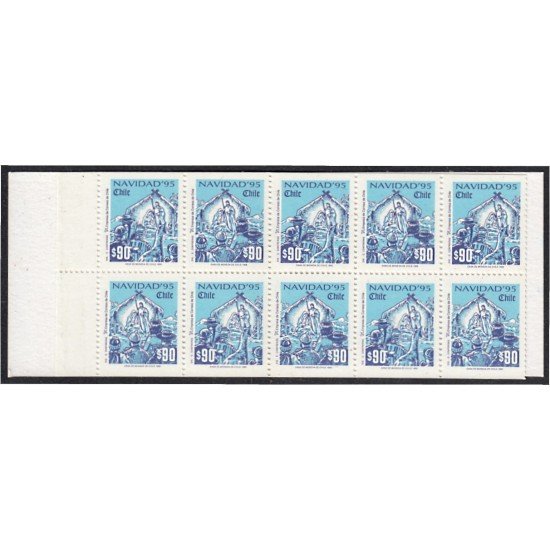 Chile C1288/89 1995 Navidad Christmas carnet MNH Chile C1288/89 1995 Navidad Christmas carnet MNH