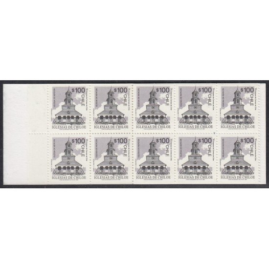 Chile 1297 1996 Iglesias de Chile carnet MNH 