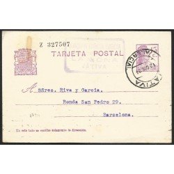 España Spain Entero Postal 69 Matrona 1934 Játiva España Spain Entero Postal 69 Matrona 1934 Játiva