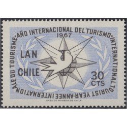 Chile A- 244 1967 Año Internacional del Turismo MNH