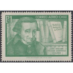 Chile A- 247 1968 Homenaje a Juan I. Molina MNH