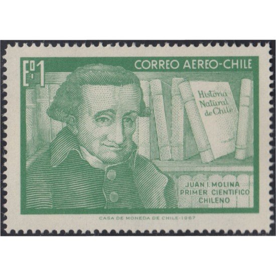 Chile A- 247 1968 Homenaje a Juan I. Molina MNH