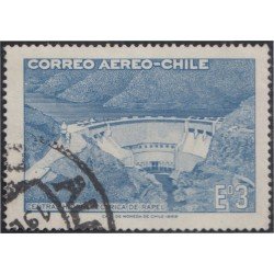 Chile A- 257 1969 Central Hidroeléctrica de Rapel usado