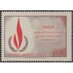 Chile A- 261 1969 Año Internacional de Los Derechos Humanos MNH