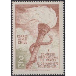 Chile A- 269 1970 X Congreso Internacional del Cáncer MNH
