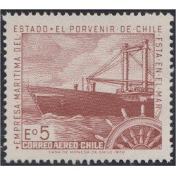Chile A- 272 1971 Marina Mercante Barco Boat MH