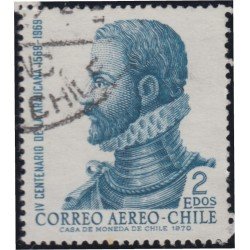 Chile A- 277 1972 Alonso de Ercilla y Zuniga usado