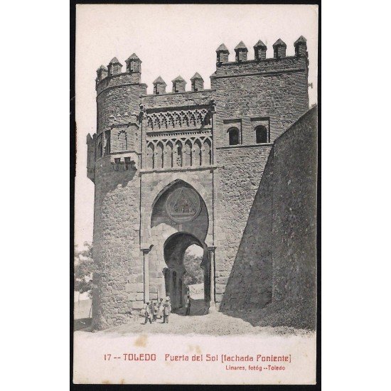 España Spain Postal Antigua Toledo Puerta del Sol