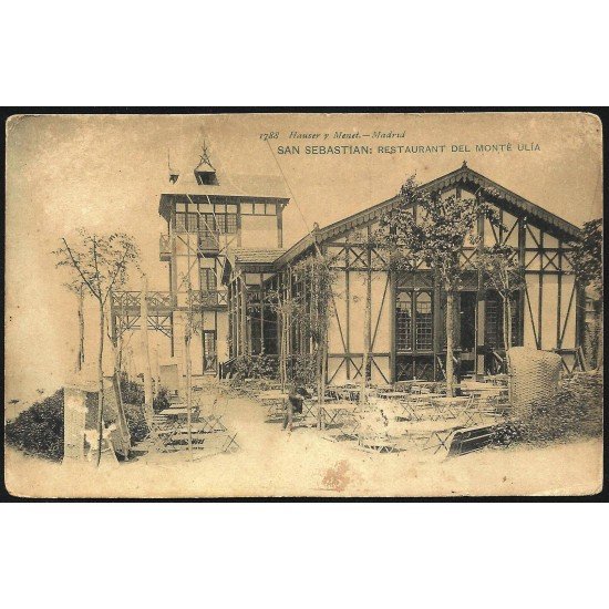 España Spain Postal Antigua San Sebastián - Hauser y Menet
