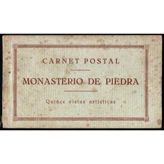 España Spain Carnet 15 Postales del Monasterio de Piedra