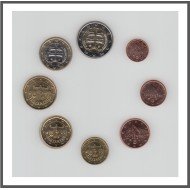 Eslovaquia 2015 Emisión monedas Sistema monetario euro € Tira