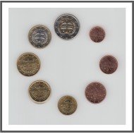 Eslovaquia 2012 Emisión monedas Sistema monetario euro € Tira Eslovaquia 2012 Emisión monedas Sistema monetario euro € Tira