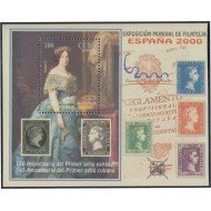 España Spain Emisión Conjunta 2000 Cuba España Exposición Mundial Filatelia HB España Spain Emisión Conjunta 2000 Cuba España Exposición Mundial Filatelia HB