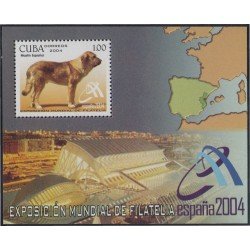 España Spain Emisión Conjunta 2004 Cuba España Exposición Mundial Filatelia HB