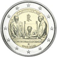 Italia 2018 2 € euros conmemorativos Av. Constitución