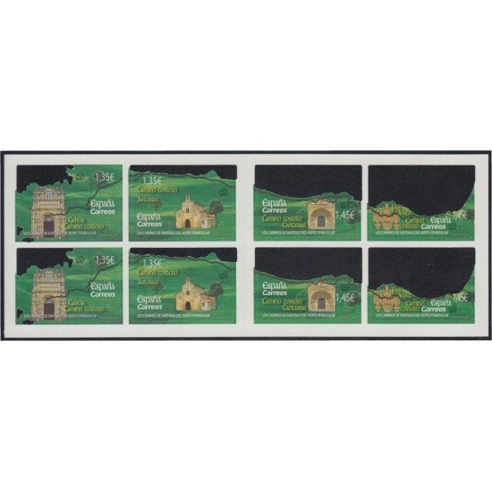 España Spain 5219/22 2018 Los caminos de Santiago del Norte Peninsular MNH