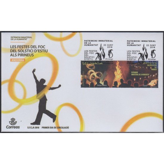 Andorra Española 472 2018 25 Fiestas Andorranas Solstici SPD Sobre Primer día