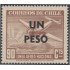 Chile A- 139 1951 Timbre de 1946-50 Un peso Avión MH