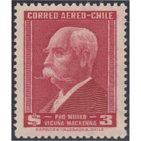 Chile A- 123 1949 Inauguración del Museo de Vicuña Mackenna MH