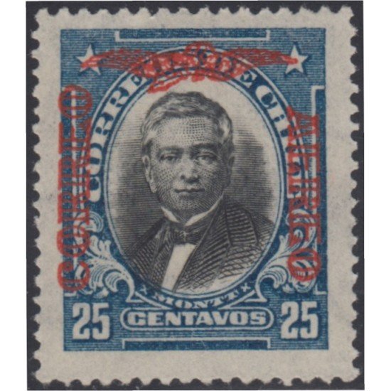 Chile A- 14 1928/32 Centenario de la batalla de Maipo Montt MH
