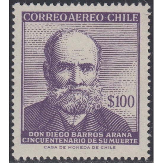 Chile A- 186 1959 Diego Barros Arana MNH Chile A- 186 1959 Diego Barros Arana MNH