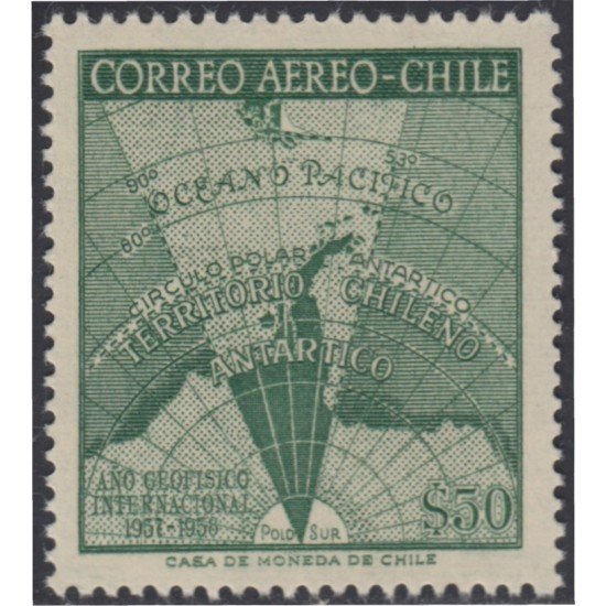 Chile A- 184 1959 Año geofísico internacional MNH Chile A- 184 1959 Año geofísico internacional MNH