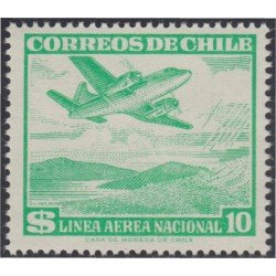 Chile A- 182 1959 Línea Aérea Nacional MNH Chile A- 182 1959 Línea Aérea Nacional MNH
