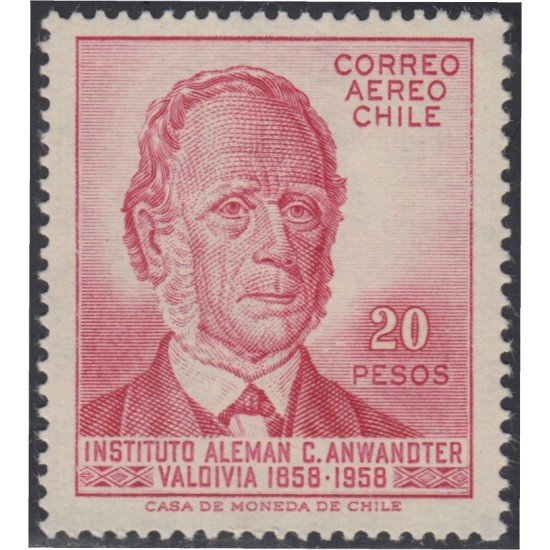 Chile A- 181 1959 Instituto alemán C. Anwandter Valdivia MNH