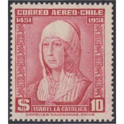 Chile A- 150 1952 Isabel La Católica MNH Chile A- 150 1952 Isabel La Católica MNH